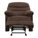 Acme Furniture Arcadia Recliner In Chocolate Microfiber - Walmart.com