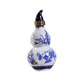 thumbnail image 3 of Traditional Gourd Bottle, Portable Chinese Gourd Ornament, Gourd Drinking Bottle for Home Bar Interior Camping Decoration 22cm, 3 of 8