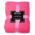 thumbnail image 4 of Home Soft Things Knitted Tweed Throw Couch Cover Blanket, 50 x 60, Camellia Rose, 4 of 5