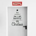 thumbnail image 2 of Vinyl Wall Art Decal - Have Yourself A Merry Little Christmas - 34" x 23" - Christmas Seasonal Holiday Sticker - Home Wall Door Window Bedroom Living Room Office Workplace Decals, 2 of 4