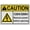 Warning Sign 4, variant on Industrial ANSI Vertical Electrical Warning Sign - 8"x12" Weatherproof, UV Resistant for Indoor/Outdoor Workplace (Electrically Classified Area Class 1 Div 1)