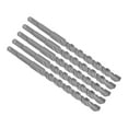 thumbnail image 2 of 5 brocas de impacto con punta de carburo para martillo rotatorio, brocas espirales de 2 flautas para ladrillo y hormigón, 210 mm x 14 mm/0,55 pulgadas, 2 of 14
