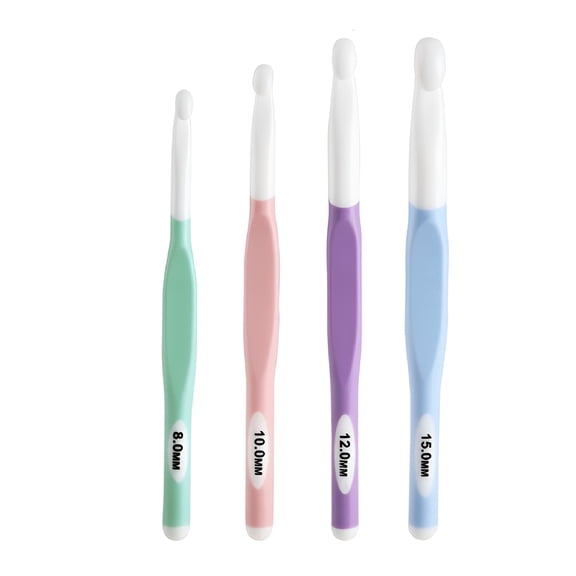 FACEGA Ergonomic Soft Grip Comfy Crochet Hooks,3mm -15mm,Choose Or Set Size
