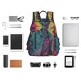 thumbnail image 6 of Balery Neon Zombie Skull Lightweight Backpack for Men and Women - Durable and Water-Resistant, Ideal for School, Work, Travel, and Everyday Use, 6 of 9
