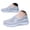 Grey, variant on Pandaie Women's Slip on Sneakers Woven Orthopedic Breathable Mesh Knitted Woven Walking Shoes Low Top Wide Width Tennis Shoes (Black,7.5)