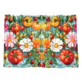 thumbnail image 7 of Yayeee Kitchen Curtains Light Filtering 27"x36" Rod Pocket Short Cafe Window Panel, Pink Floral Tomatoes, 7 of 7