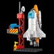 thumbnail image 2 of Aviation Spaceport Model Space Shuttle Rocket Launch Center Construction Building Blocks Spaceship KIDS Bricks Creative Toys, 2 of 4