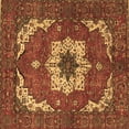 thumbnail image 1 of Ahgly Company Indoor Square Persian Brown Traditional Area Rugs, 4' Square, 1 of 4