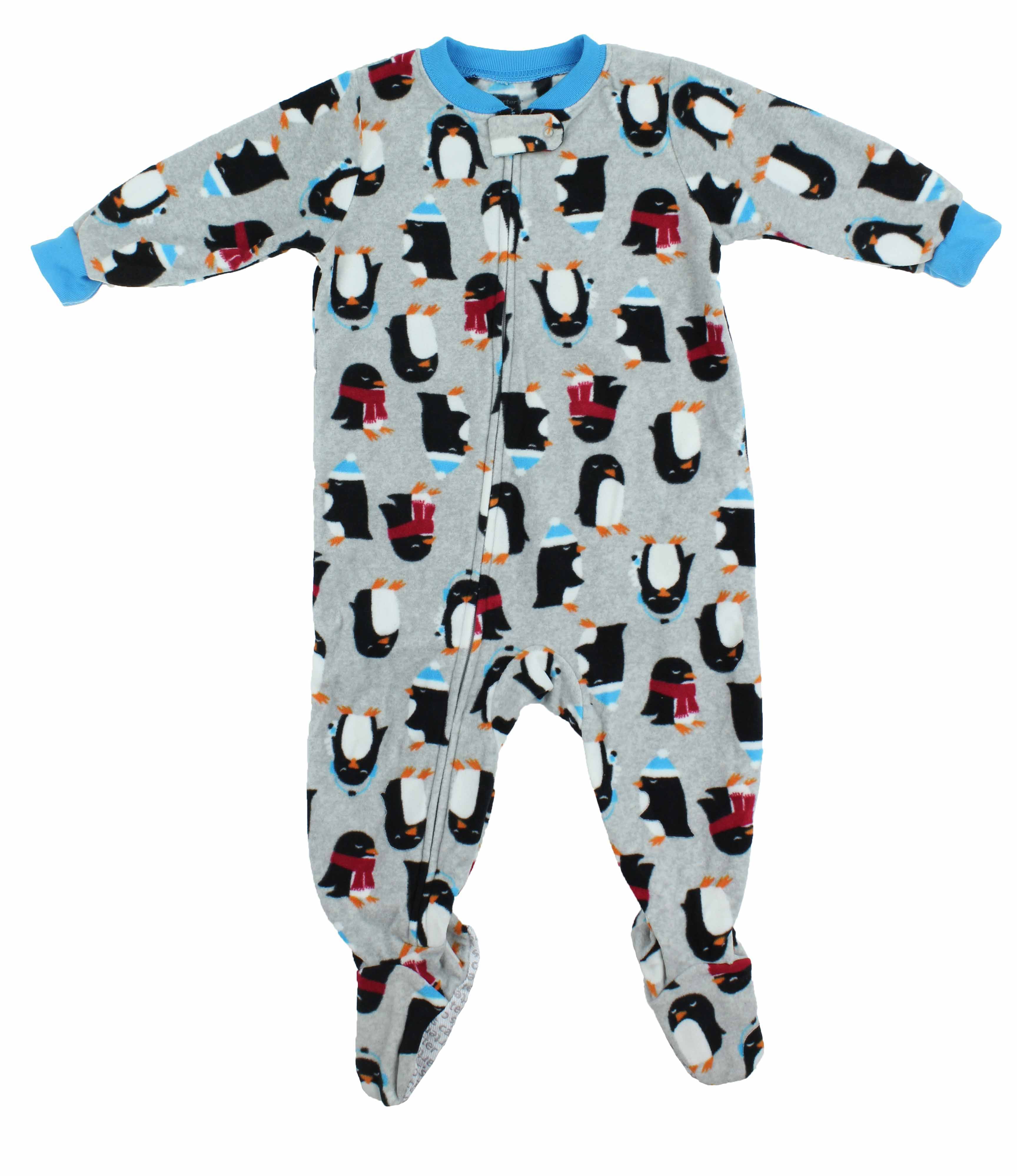 Details about   NWT CARTER'S BABY BOY COOL DUDE 1 PC FLEECE PENGUIN FOOTED SLEEPER 3 Months 