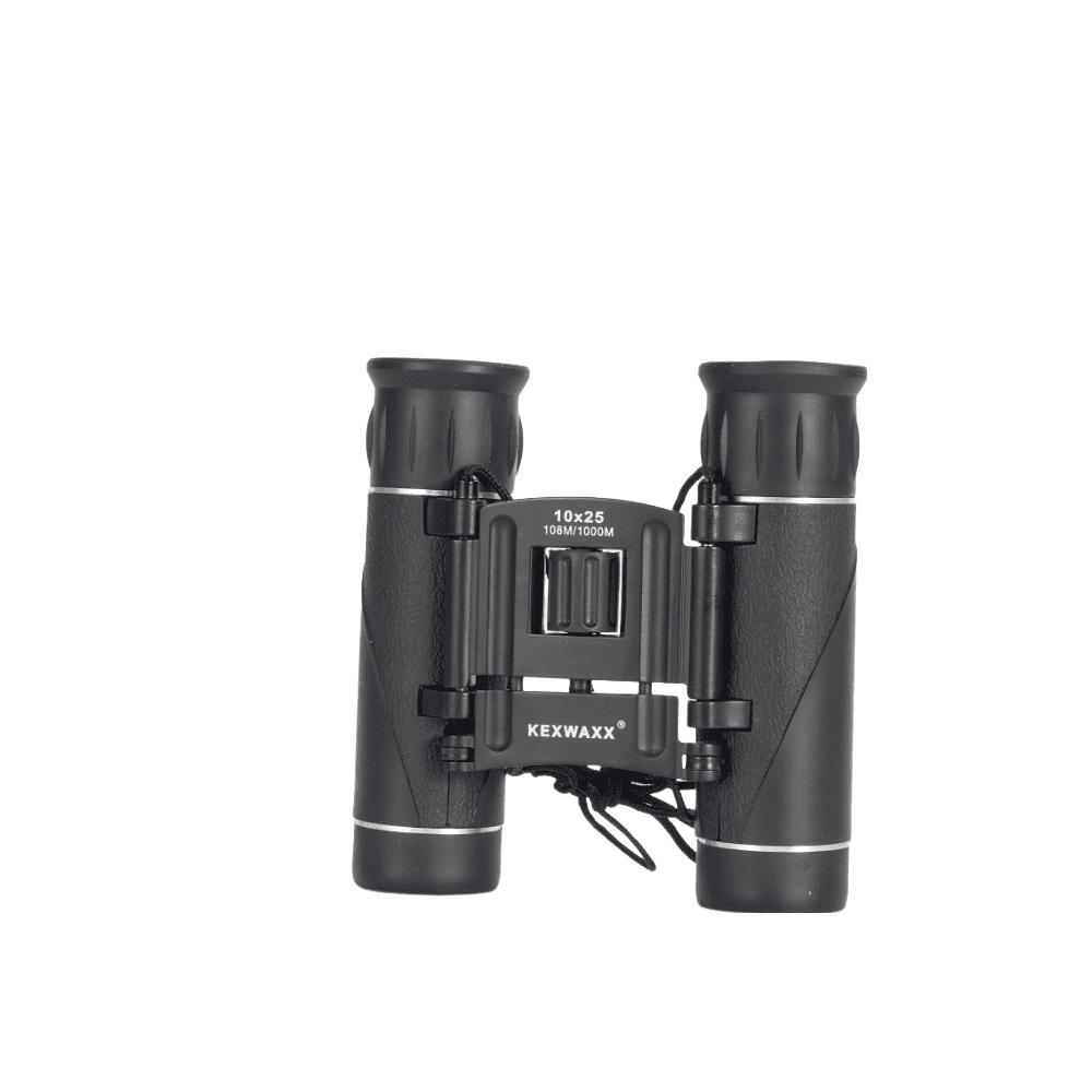 KEXWAXX 10x25 Compact Binoculars - BAK7 Prism, Waterproof, High Definition, Lightweight for Bird Watching, Hunting, Travel