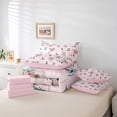 thumbnail image 6 of Feelyou Pink Dragon Animal Twin Bedding Sets 7-Piece, Dreamy Stars Cloud Bedding Comforter Set, Teens Kids Boys Girls Reversible Sheet Sets, Lightweight Room Decor, 6 of 8