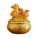 thumbnail image 1 of Estatua de caballo del zodiaco chino, año del caballo, bonita figura giratoria de resina, adorno de Feng Shui de la suerte para decoración de mesa en casa, oficina y tienda., 1 of 8