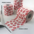 thumbnail image 3 of NANDIYNZHI Clearance! Paper Towels Fashionable Red Lip Printing Sanitary Roll Paper Towels Of Pure Wood Pulp Creative Paper Towels Roll Toilet Paper， Toilet Paper Clearance Sale, 3 of 9