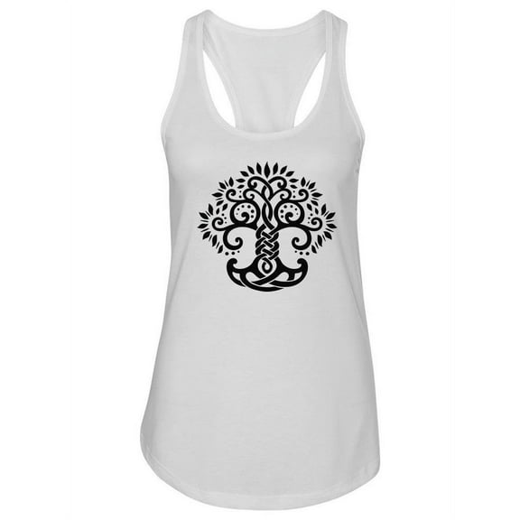 Tree Of Life Design. Tank Women -Image by Shutterstock, Female x-Small
