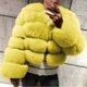thumbnail image 1 of Chaquetas y abrigos casuales de manga larga sin capucha para mujer, de talla grande, de invierno, cálidos, holgados, con cuello alto, de felpa y pelo, de poliéster., 1 of 5