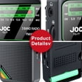 thumbnail image 4 of Radio De Bolsillo Mini Radio PortáTil De Banda Radio AM/FM/SW Con BateríA Recargable Soporte Para Auriculares MiniRadio Para Ancianos, D, 4 of 5