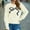 White, variant on Jjayotai Women Y2k Cardigan Sweater, Long Sleeve Button Down Cardigans Vintage Open Front Sweaters, Cute Knit Pullover Tops Black M