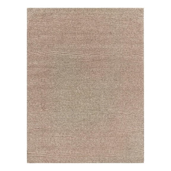 Exquisite Rugs Woven Earth Beige New Zealand Wool flatweave Area Rug