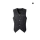 thumbnail image 4 of Sonducket Chaleco de estilo Medieval de Halloween, chaleco de moda de Color sólido para hombre, traje gótico de fiesta, ropa, regalo de Abrigos y chamarras Negro METRO, 4 of 6