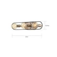 thumbnail image 5 of Chassis 3 - Light Copper Brushed Brass/Matte Black Brass Wall Sconce, 5 of 8