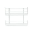 thumbnail image 6 of Household Essentials 2 Tier Door Mount Cabinet Organizer, Steel Wire Baskets with White Powder Finish, Great for Short and Tall Items, Mounts to Solid Surface with Included Hardware, 6 of 8