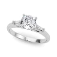 thumbnail image 2 of Silvago Jewelry 2.13 Ct Cushion Cut Moissanite Ring - Prong Set Three Stone Ring for Women - 14K White Gold Plated Jewelry - Engagement or Wedding - Lovely Gift Selection, 2 of 3