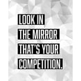 thumbnail image 2 of ArtsyQuotes 12x14 Gold Ornate Wood Framed with Double Matting Museum Art Print Titled - Artsy Quotes Quote: Competition, 2 of 4