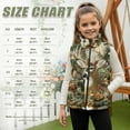 thumbnail image 3 of Xoenoiee Deer Forest Hunting Camo Print Teen Boys Fleece Vest, Sleeveless Stand Collar Jacket with Zipper and Pockets, Cute Winter Fall Outerwear, Size 2T, 3 of 7