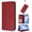 Red, variant on for iPhone 13 Flip Wallet Case, Classic Card Slots RFID Blocking Premium PU Leather Magnetic Clasp Kickstand Shockproof Drop Protective Men Women Rugged Wallet Phone Cover, Black