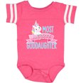 thumbnail image 3 of Inktastic Most Magical Goddaughter- Cute Unicorn Girls Baby Bodysuit, 3 of 5