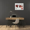 thumbnail image 3 of Jadis 24x19 White Modern Wood Framed Museum Art Print Titled - Sensibilite feminine II, 3 of 4