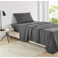 thumbnail image 2 of DormCo Supersoft Microfiber Sheet Set, Twin XL, Faded Black, 2 of 2