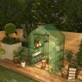 thumbnail image 4 of QinaQin Heavy-Duty Outdoor Walk-In Greenhouse with Durable Pe Cover, Suitable for Plant, Gardening and Seed Germination, 4 of 8
