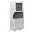 thumbnail image 5 of ACME Brancaster Cabinet in Aluminum, 5 of 5