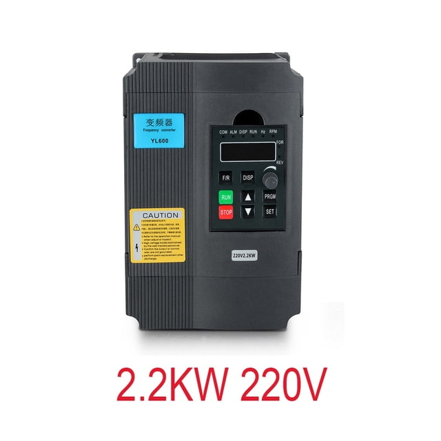2.2KW 220 VFD Inverter 3KW 4KW 5.5KW 7.5KW Frequency Inverter Converter 1P Input 3P Output 220 For CNC Spindle Motor Speed Con ,Wide Use