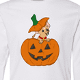 thumbnail image 4 of Inktastic Halloween Chihuahua Pumpkin Long Sleeve Youth T-Shirt, 4 of 5