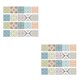 thumbnail image 2 of Billuyoard 20 piezas mosaico azulejos de pared pegatinas cocina baño azulejos calcomanías #3 15x15cm Type3, 2 of 6