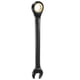 thumbnail image 1 of Llave de carraca Uxcell de 19 mm, llave de boca métrica, 72 dientes, acero CR-V, combinación de llave de carraca niquelada de 12 puntos, 1 of 6