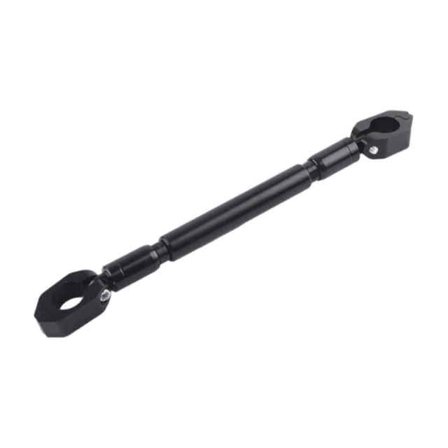 Reparación de barra de equilibrio de motocicleta, fácil de instalar, soporte de barra de equilibrio de motocicleta multifunción, aleación de aluminio Negro