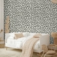 thumbnail image 6 of SimurgWallArts - Peel and Stick Vinyl Wallpaper, Bold Black Leaf Pattern Wall Mural -  19x118 in, 15.57 Sq. ft., 6 of 16