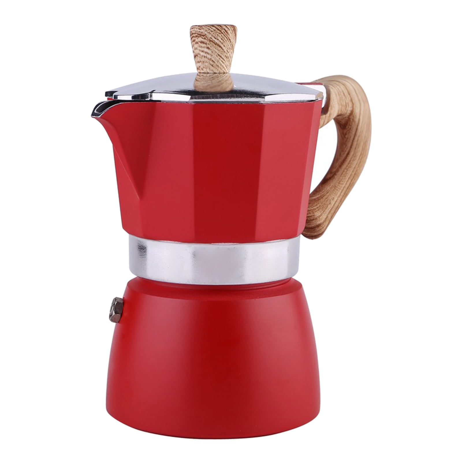 Siruishop 150 300ml Percolator Italian Espresso Pot Stovetop Coffee Maker Red 300ml Other 300 Ml