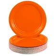 thumbnail image 2 of JAM Paper Small Round Paper Party Plates, 7 Inch, Orange, 50 per Pack, 2 of 4