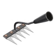 thumbnail image 1 of DYNWAVECA Gardening Harrow Weeding Rake Multipurpose Loose Soil Tool Hand s Garden Hoe for Loosening Vegetable Plowing Digging 5 Tooth Rake, 1 of 10