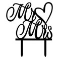thumbnail image 4 of Acrylic Mr and Mrs Sign Bride And Groom Cake Topper Gold for Wedding Decorations, 4 of 5