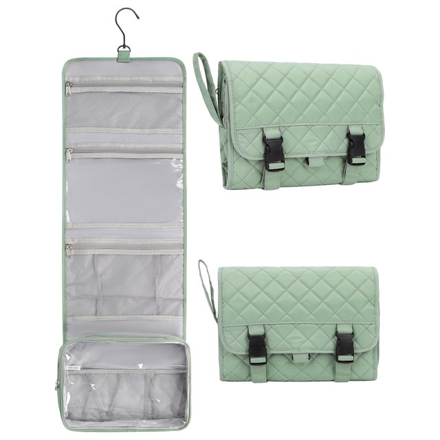 Neceser colgante Relavel Travel impermeable verde