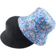 thumbnail image 5 of CoCopeaunts Tie Dye Bucket Hat Women Summer Sun Hats Unisex Reversible Fisherman Hat Beach Sunscreen Reversible Bucket Cap, 5 of 8