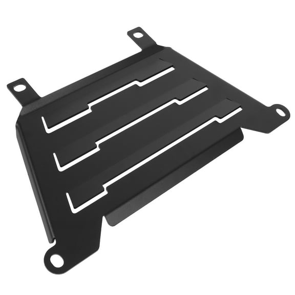 HOMEMAXS Black Plastic Motorcycle Exhaust Heat Shield for Radiator Guard Effective Protection and Mudguard Function Easy Installation Universal Fit