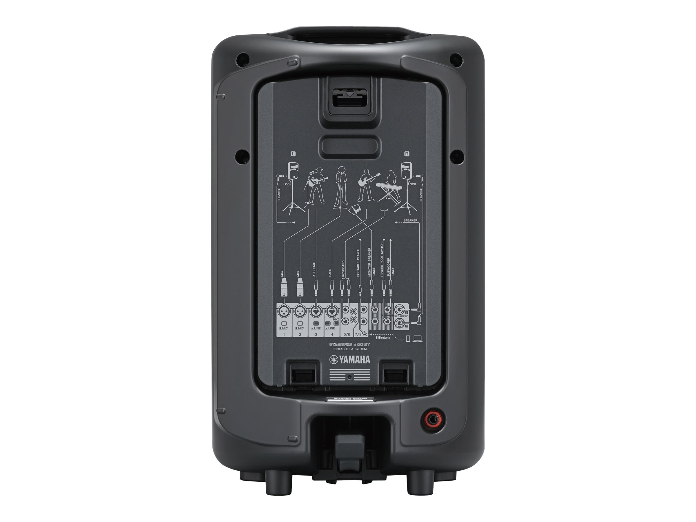 yamaha stagepas 400bt portable pa with bluetooth