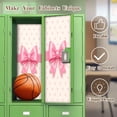 thumbnail image 3 of Coquette 2 Pcs School Locker Magnetic Wallpaper 12" x 36" Cute Pink Ribbon Bow Heart Reusable Removable Locker Accessories Back to School Supplies, 3 of 7