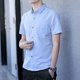 thumbnail image 3 of Camisa de vestir para oficina, ropa de cuadros de seda de hielo, camisas formales de negocios, blusas para hombre, blusas de lujo de verano Xxl S Vintage elegantes para hombre, 3 of 5
